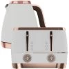 Beko Off White & Rose Gold Cosmopolis Dome Kettle & 4 Slice Toaster Set -Kitchen Appliances Discounts 90587913 1