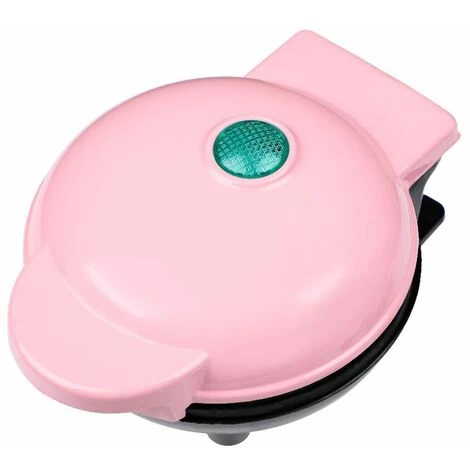 Mini Waffle Maker Machine For Individual Waffles, Paninis, Hash Browns Pink 3 Mini Waffle Maker Machine For Individual Waffles, Paninis, Hash Browns Pink