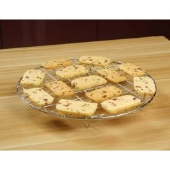 BBQ Accessories Grill Rack - 304 Stainless Steel Baking Cooking Round Rack For Rib Cookie Cakes -Kitchen Appliances Discounts 90772645 3