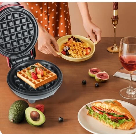 Create Perfect Mini Waffles, Paninis, And Hash Browns With Our Home Mini Waffle Maker - Perfect For Family Celebrations, Easter, And Children's Birthday Parties 5 Create Perfect Mini Waffles, Paninis, And Hash Browns With Our Home Mini Waffle Maker - Perfect For Family Celebrations, Easter, And Children's Birthday Parties - Image 3