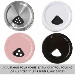 Stainless Steel Glass Spice Bottle Spice Jar Home Kitchen Cooking Stainless Steel Color Pepper Bottle -Kitchen Appliances Discounts 91164102 3