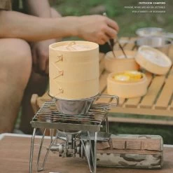 Outdoor Bamboo Steamer (3 Steamers + 1 Lid), Medium 8 Outdoor Bamboo Steamer (3 Steamers + 1 Lid), Medium -Kitchen Appliances Discounts 91175011 2