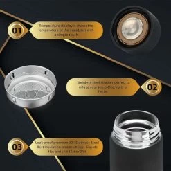 Coffee Thermos,Smart Water Bottle,Hot Water Thermos,Stay Hot For 24 Hrs,Cold For 24 Hrs 9 Coffee Thermos,Smart Water Bottle,Hot Water Thermos,Stay Hot For 24 Hrs,Cold For 24 Hrs -Kitchen Appliances Discounts 91770835 4