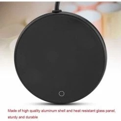 Electric Cup Warmer Desktop Pad Tea Coffee Milk Cup Warmer Coaster Tray Household Office Supplies(Black) 8 Electric Cup Warmer Desktop Pad Tea Coffee Milk Cup Warmer Coaster Tray Household Office Supplies(Black) -Kitchen Appliances Discounts 91886363 2