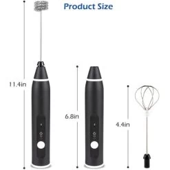 Rechargeable Electric Milk Frother With For Coffee, Matcha, Latte Cappuccino, Hot Chocolate -Kitchen Appliances Discounts 91901811 4