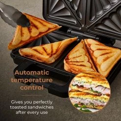 Tower Cavaletto Sandwich Maker Black -Kitchen Appliances Discounts 91972069 4