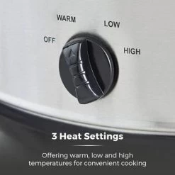 Tower 3.5 Litre Stainless Steel Slow Cooker -Kitchen Appliances Discounts 91972081 4