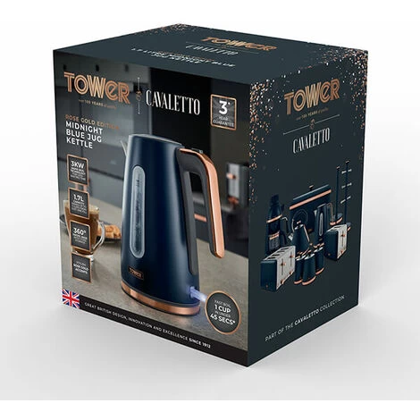 Tower Cavaletto Kettle Midnight Blue 4 Tower Cavaletto Kettle Midnight Blue - Image 2