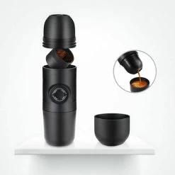 Portable Coffee Maker, 70ml Manual Coffee Maker, Mini Ground Coffee Maker, Portable, Espresso Maker Manual Coffee Maker, For Camping Hiking