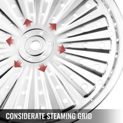 VEVOR Food Steamers Stainless Steel 5 Titer Stainless Steel Steamers For Cooking 28cm/11inch Food Steamer Pot Set Suitable For Gas Electric Grill Stove Top Ceramic Halogen Induction -Kitchen Appliances Discounts 92583429 5