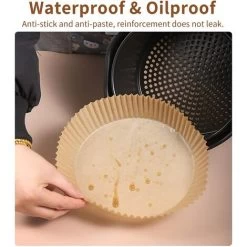 Air Fryer Liners, 100 Pcs Disposable Air Fryer Paper Liner Air Fryer Accessories Air Fryer Paper -Kitchen Appliances Discounts 92864575 5