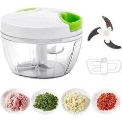 Manual Puller, Vegetable Chopper, Salad/garlic For Salsa/pesto/onions (450ml)