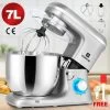 Pro Electric Food Stand Mixer Tilt-Head 6 Speed Stainless Steel Bowl 1400W,7L 2 Pro Electric Food Stand Mixer Tilt-Head 6 Speed Stainless Steel Bowl 1400W,7L -Kitchen Appliances Discounts 93423819 1