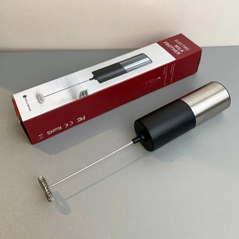 Portable Milk Frother For Coffee, Electric Latte Whisk, Milk Frother, Mini Mixer For Lattes, Cappuccino, Hot Chocolate 3 Portable Milk Frother For Coffee, Electric Latte Whisk, Milk Frother, Mini Mixer For Lattes, Cappuccino, Hot Chocolate