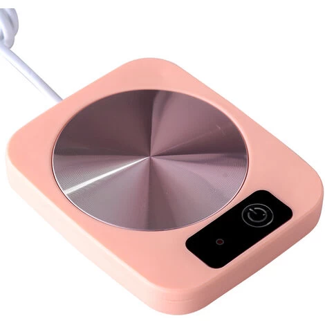 USB Portable Cup Warmer Mini Thermostatic Powder Pink Heating Mat 16cm12cm2.5cm 3 USB Portable Cup Warmer Mini Thermostatic Powder Pink Heating Mat 16cm12cm2.5cm