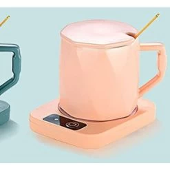 USB Portable Cup Warmer Mini Thermostatic Powder Pink Heating Mat 16cm12cm2.5cm 11 USB Portable Cup Warmer Mini Thermostatic Powder Pink Heating Mat 16cm12cm2.5cm -Kitchen Appliances Discounts 93535708 5