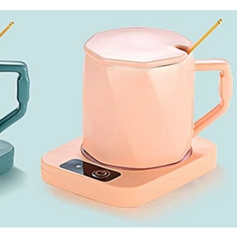 USB Portable Cup Warmer Mini Thermostatic Powder Pink Heating Mat 16cm12cm2.5cm 7 USB Portable Cup Warmer Mini Thermostatic Powder Pink Heating Mat 16cm12cm2.5cm - Image 5