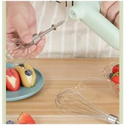 Electric Whisk Hand Mixer Whisk 4 Speed Whisk For Baking Cake Egg Cream Cordless Standing -Kitchen Appliances Discounts 93871306 5