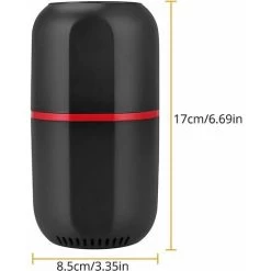 150W Electric Coffee Grinder, Bean Grinder, 120g Capacity, With Cleaning Brush, 2-in-1 Teaspoon And Tamper (Black) -Kitchen Appliances Discounts 93888626 5