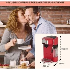 Klarstein Baristomat 2-in-1 Fully Automatic Coffee & Tea Maker Milk Foam 6 Programmes -Kitchen Appliances Discounts 93944864 5