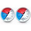 BBQ Thermometer Gauge, 2 Pack Charcoal Grill Smoker Temperature Gauge Pit BBQ Grill Thermometer -Kitchen Appliances Discounts 94075200 1