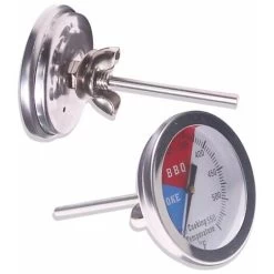BBQ Thermometer Gauge, 2 Pack Charcoal Grill Smoker Temperature Gauge Pit BBQ Grill Thermometer -Kitchen Appliances Discounts 94075200 3
