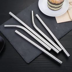 Reusable Straws, Stainless Steel Drinking Straws