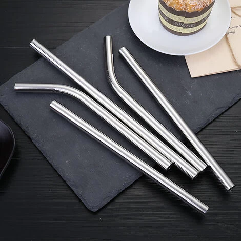 Reusable Straws, Stainless Steel Drinking Straws 3 Reusable Straws, Stainless Steel Drinking Straws