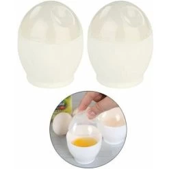 2pcs Microwave Egg Cooker Cup Poacher Egg Boiler Steamer Eggs Without The Tools Egg Shell 11 2pcs Microwave Egg Cooker Cup Poacher Egg Boiler Steamer Eggs Without The Tools Egg Shell -Kitchen Appliances Discounts 94626827 5