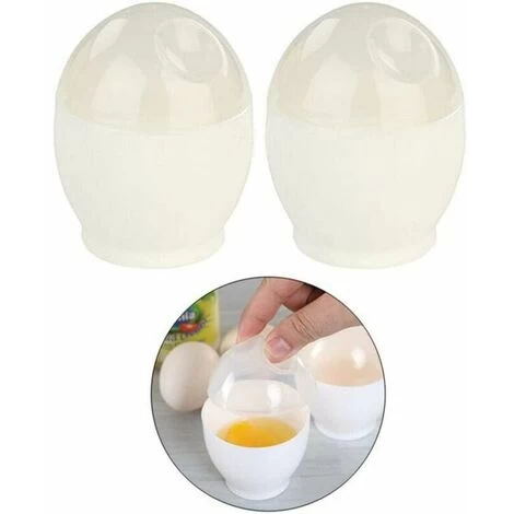 2pcs Microwave Egg Cooker Cup Poacher Egg Boiler Steamer Eggs Without The Tools Egg Shell 7 2pcs Microwave Egg Cooker Cup Poacher Egg Boiler Steamer Eggs Without The Tools Egg Shell - Image 5