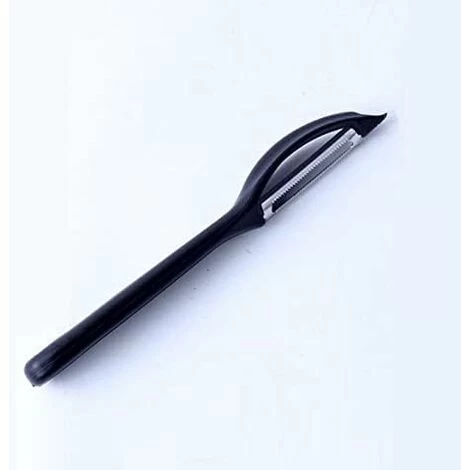 Fruit Peeler Universal Eplucheur With Ergonomic Stainless Steel Blades For Potato And Carrot Vegetable Peeler (black Serrated Edge Planed Color Box) 7 Fruit Peeler Universal Eplucheur With Ergonomic Stainless Steel Blades For Potato And Carrot Vegetable Peeler (black Serrated Edge Planed Color Box) - Image 5