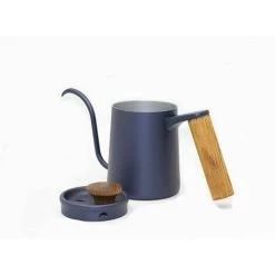Coffee Pot Solid Wood Handle Fine Mouth Gooseneck Vertical Pot Drip Coffee Maker 350ml -Kitchen Appliances Discounts 95307043 3