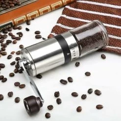 Manual Coffee Grinder, Manual Coffee Grinder With Crank (6 Speeds) -Kitchen Appliances Discounts 95309989 4