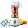 BPA Free Portable Mini Blender, Personal Blender For Smoothie And Shakes, Electric Fruit Blender 6 Blades 3D And USB Rechargeable， -Kitchen Appliances Discounts 95350580 1