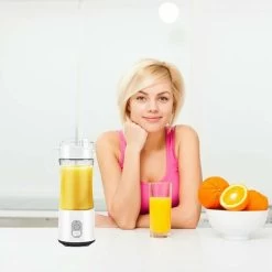 BPA Free Portable Mini Blender, Personal Blender For Smoothie And Shakes, Electric Fruit Blender 6 Blades 3D And USB Rechargeable, 9 BPA Free Portable Mini Blender, Personal Blender For Smoothie And Shakes, Electric Fruit Blender 6 Blades 3D And USB Rechargeable, -Kitchen Appliances Discounts 95350580 3
