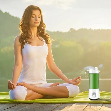 BPA Free Portable Mini Blender, Personal Blender For Smoothie And Shakes, Electric Fruit Blender 6 Blades 3D And USB Rechargeable, 7 BPA Free Portable Mini Blender, Personal Blender For Smoothie And Shakes, Electric Fruit Blender 6 Blades 3D And USB Rechargeable, - Image 5