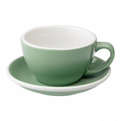 Café Latte Cup With A Saucer Loveramics Egg Mint, 300 Ml 3 Café Latte Cup With A Saucer Loveramics Egg Mint, 300 Ml