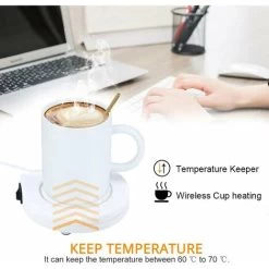 Unique USB White Portable Electronic Cup Warmer With Switch For Coffee And Milk -Kitchen Appliances Discounts 95484381 3