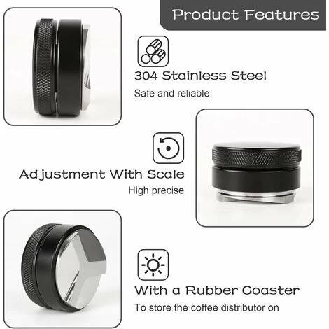 Coffee Dispenser - Teklemon Espresso Dispenser 58mm Adjustable Depth Espresso Dispensing Tool Professional Ground Coffee Level Tool 6 Coffee Dispenser - Teklemon Espresso Dispenser 58mm Adjustable Depth Espresso Dispensing Tool Professional Ground Coffee Level Tool - Image 4