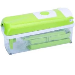 Genius Nicer Dicer Smart (12 Pcs.) In Green - Vegetable Cutter For Cubes, Sticks, Slices, Strips And Quarters - Salad Cutter Mandolin Cucumber Slicer -Kitchen Appliances Discounts 95522293 5