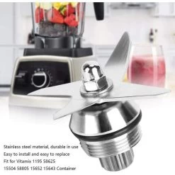 Blender Blade, Stainless Steel Blender Replacement Parts Blender Blade Assembly Fit For Vitamix 1195 58625 15504 58805 15652 15643 Container -Kitchen Appliances Discounts 95534221 4