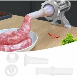 Food Pusher Sausage Filling Nozzle Kubbe Attachment Food Grade Quality Manual Sausage Maker Meat Stuffer Filler Universal -Kitchen Appliances Discounts 95534222 4