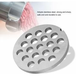 Meat Grinder Knife Stainless Steel Mincer Plate Disc Knife With Holes Professional Replacement Accessories For Grinders Mincers(7.5mm) -Kitchen Appliances Discounts 95534243 3