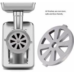 Mincer Cutting Plate Alloy Meat Grinder Crusher Mincer Plate Disc Knife 7mm Hole Household Guaranteed Quality Plate Disc Machinery Kitchen Appliances Parts Silver -Kitchen Appliances Discounts 95534303 3