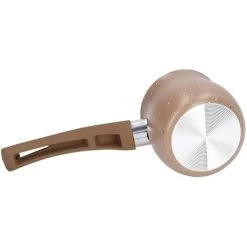 Non Stick Milk Pan, 8cm Stay Cool Handle Aluminum Alloy Cooking Pot With Non Drip Double Pouring Lip For Coffee Butter Chocolate(Coffee) -Kitchen Appliances Discounts 95534328 3