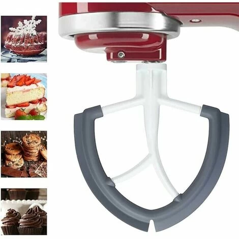 Kitchenaid Stand Mixer AccessoriesFlat Beater For MixerFlexible Edge Flat Beater For KitchenAid Artisan Mixer For Kitchen Flour Cream Mixing(4.5-5 Quart) 4 Kitchenaid Stand Mixer AccessoriesFlat Beater For MixerFlexible Edge Flat Beater For KitchenAid Artisan Mixer For Kitchen Flour Cream Mixing(4.5-5 Quart) - Image 2