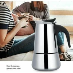 Moka Espresso Pouring Machine Home Office (100ml) - Portable Moka Pot Coffee Maker -Kitchen Appliances Discounts 95647851 3