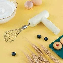 3 Speed Whisk Cordless Vertical Hand Beater With Egg Separator For Cooking Cake Egg CustardElectric Egg Beater With Two Wire Beaters Food Beater2 10 3 Speed Whisk Cordless Vertical Hand Beater With Egg Separator For Cooking Cake Egg CustardElectric Egg Beater With Two Wire Beaters Food Beater2 -Kitchen Appliances Discounts 95648328 4
