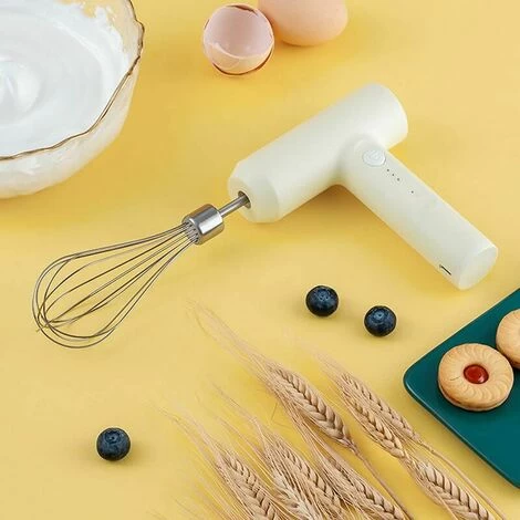 3 Speed Whisk Cordless Vertical Hand Beater With Egg Separator For Cooking Cake Egg CustardElectric Egg Beater With Two Wire Beaters Food Beater2 6 3 Speed Whisk Cordless Vertical Hand Beater With Egg Separator For Cooking Cake Egg CustardElectric Egg Beater With Two Wire Beaters Food Beater2 - Image 4