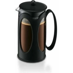3 Cups 0.35L Black Borosilicate Glass Coffee Maker -Kitchen Appliances Discounts 95649602 3